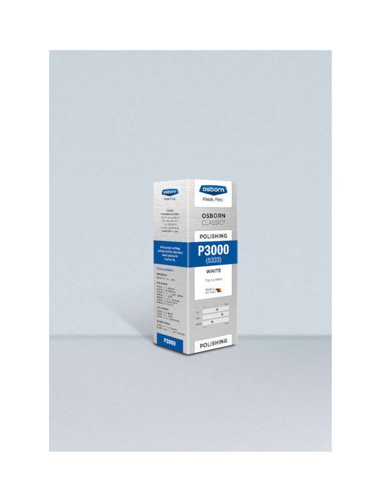 PASTA POLERSKA WSTĘPNA BIAŁA 1000g P3000 /OSBORN/ PASTA POLERSKA WSTĘPNA BIAŁA 1000g P3000 /OSBORN/