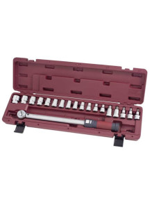 KLUCZ DYNAMOMETRYCZNY 1/2" 40-200Nm + OSPRZĘT (19)