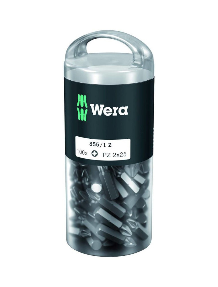 855/1 Z BIT 1/4" PZ2X25 (100) /WERA/ 855/1 Z BIT 1/4" PZ2X25 (100) /WERA/