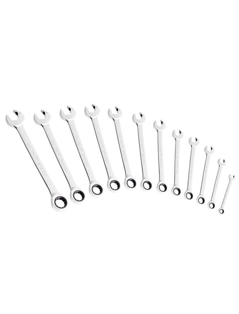 ZESTAW KLUCZY PŁASKO-ZAPADKOWYCH 8-19MM 12CZ. ZESTAW KLUCZY PŁASKO-ZAPADKOWYCH 8-19MM 12CZ.