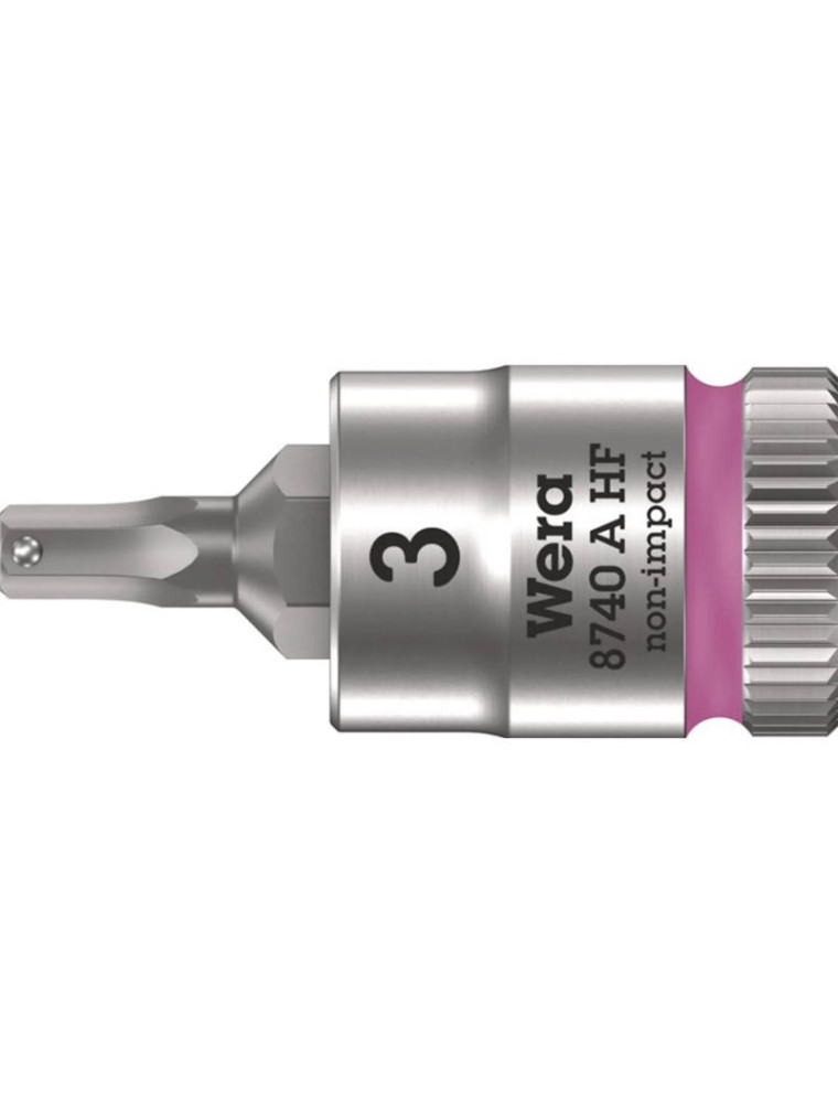 8740 A HF NASADKA 1/4" ZYKLOP HEX3x28MM /WERA/ 8740 A HF NASADKA 1/4" ZYKLOP HEX3x28MM /WERA/