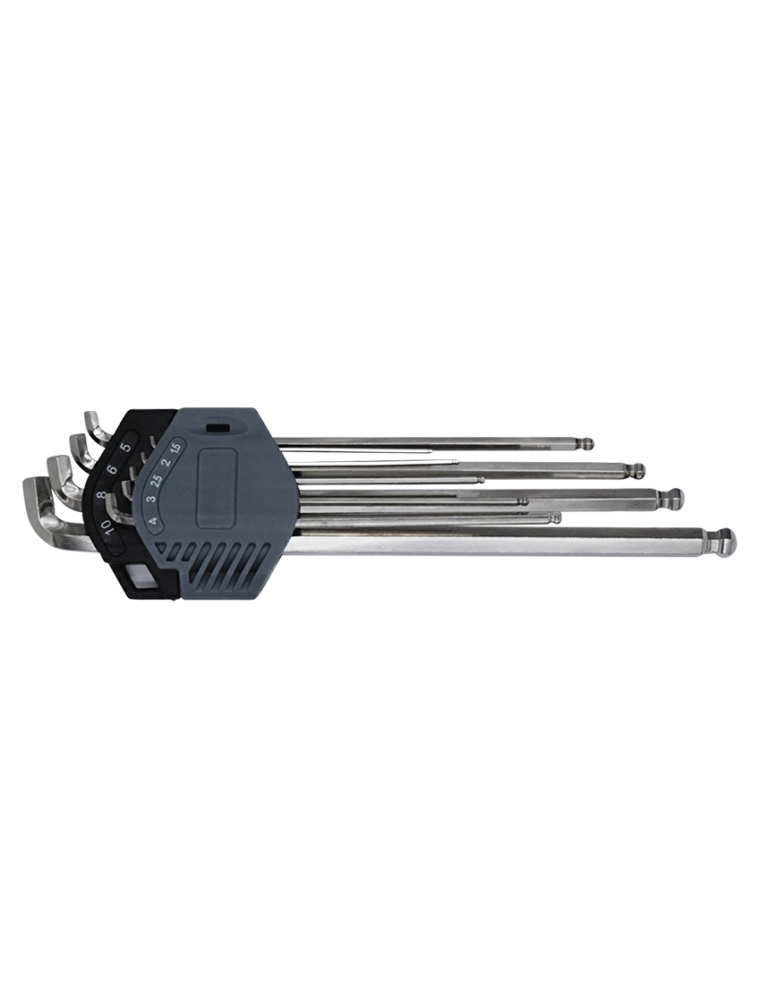 ZESTAW KLUCZY TRZPIENIOWYCH HEX 1,5-10MM 306KH ZESTAW KLUCZY TRZPIENIOWYCH HEX 1,5-10MM 306KH