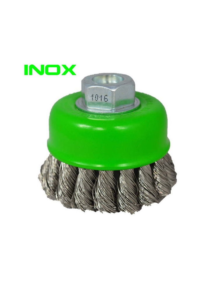 SZCZOTKA GARNKOWA 65MM M14 DRUT SPLATANY INOX 0,35 SZCZOTKA GARNKOWA 65MM M14 DRUT SPLATANY INOX 0,35