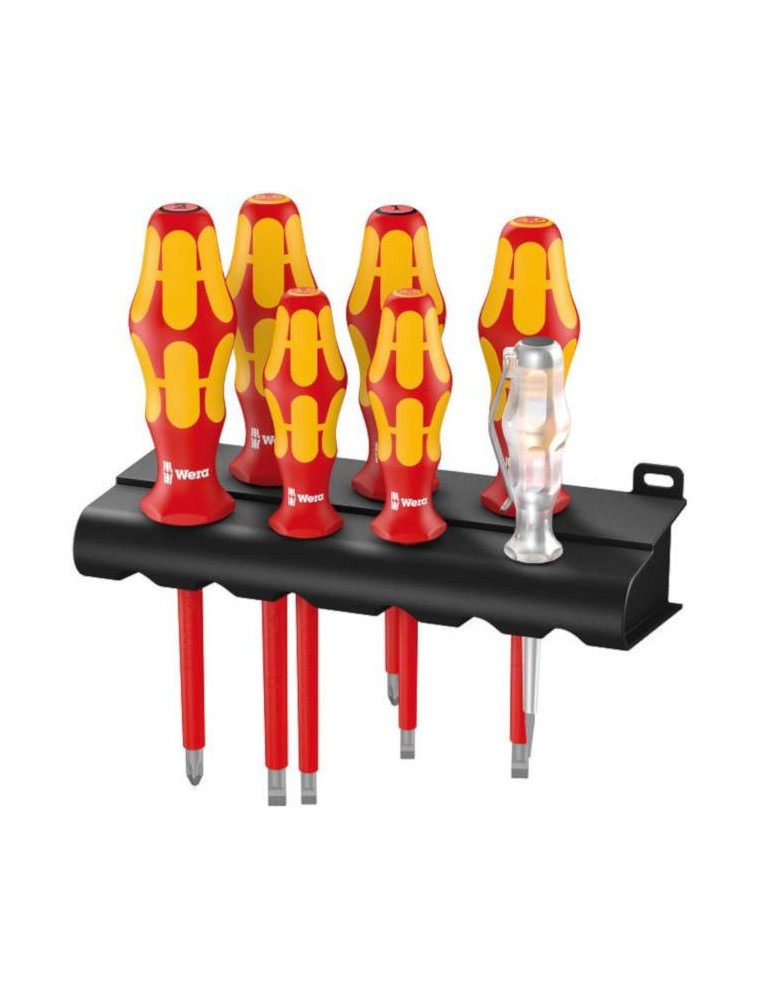 160 i/165 i/7 ZESTAW WKRĘTAKÓW VDE PŁ+PZ (7)/WERA/ 160 i/165 i/7 ZESTAW WKRĘTAKÓW VDE PŁ+PZ (7)/WERA/