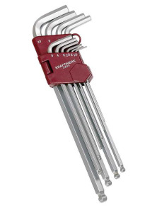 ZESTAW KLUCZY IMBUSOWYCH Z KULKĄ XXL HEX 1,5-10MM