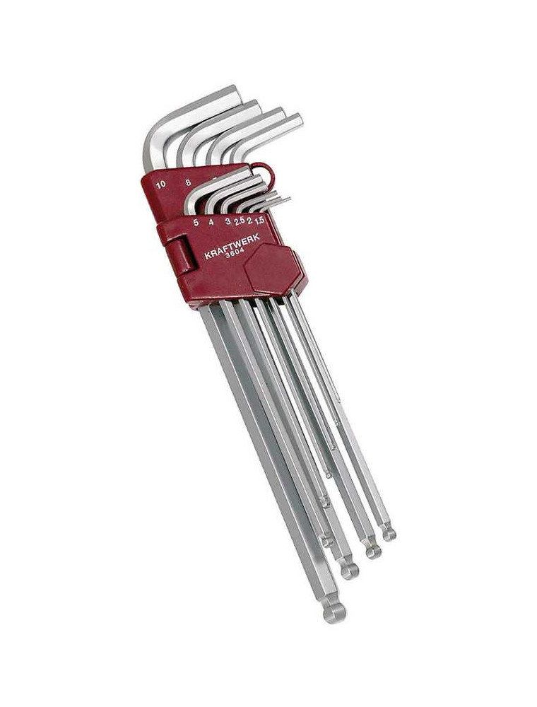ZESTAW KLUCZY IMBUSOWYCH Z KULKĄ XXL HEX 1,5-10MM ZESTAW KLUCZY IMBUSOWYCH Z KULKĄ XXL HEX 1,5-10MM