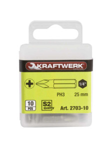 BIT STANDARD 1/4" PH2X25MM 10SZT /KRAFTWERK/