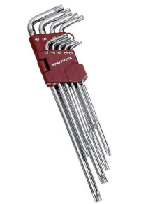 ZESTAW KLUCZY TRZPIENIOWYCH TORX XXL T10-T50 9CZ