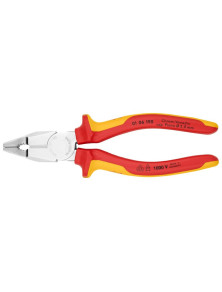 Szczypce uniwersalne chromowane 190mm VDE