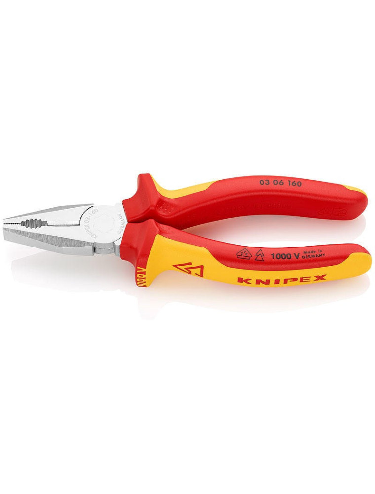 Szczypce uniwersalne 160mm VDE 2K blister Szczypce uniwersalne 160mm VDE 2K blister