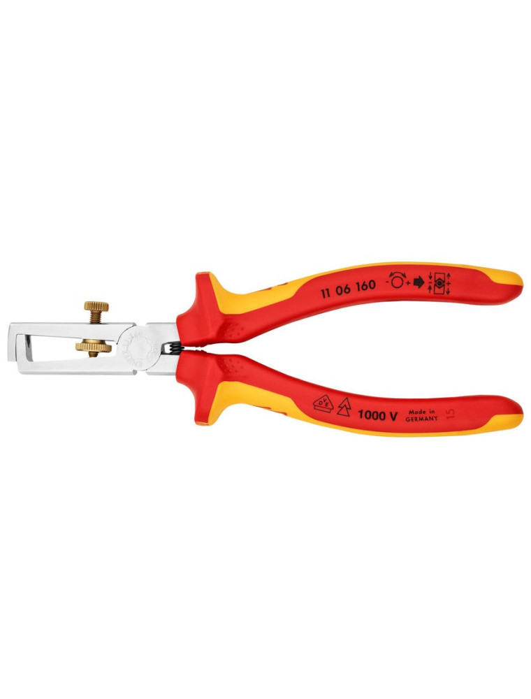 Szczypce do ściągania izolacji 160mm VDE 2K Szczypce do ściągania izolacji 160mm VDE 2K
