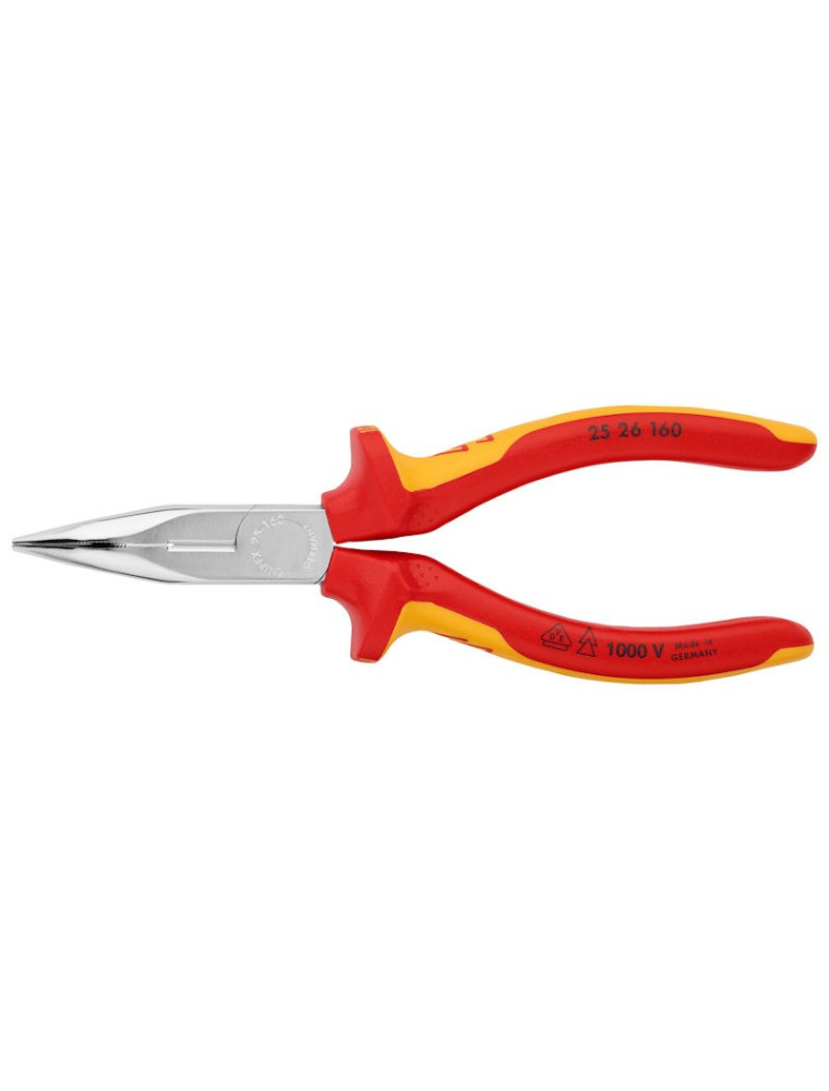 Szczypce tnące półokrągłe 160mm VDE wygięte Szczypce tnące półokrągłe 160mm VDE wygięte