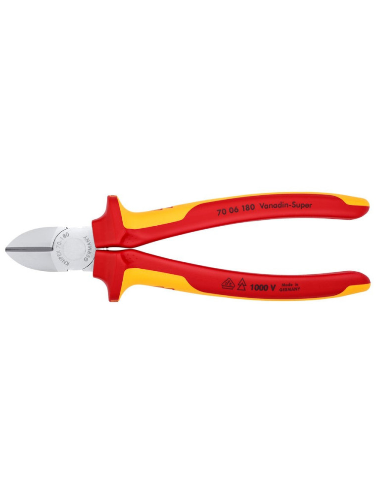 Szczypce tnące boczne 180mm VDE Szczypce tnące boczne 180mm VDE