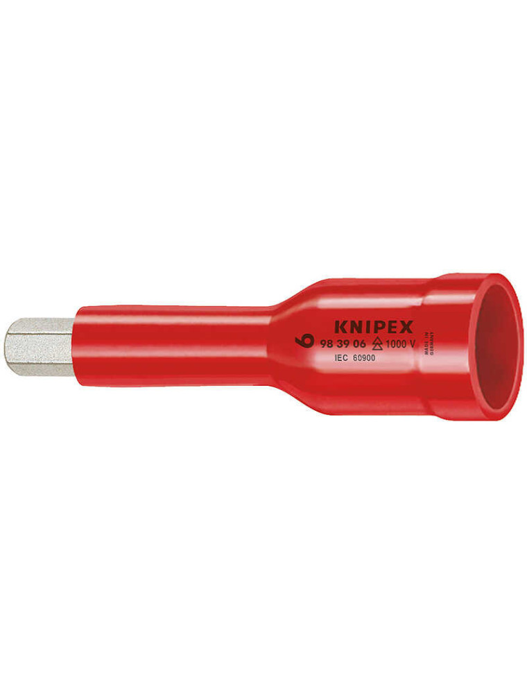 Nasadka trzpieniowa 3/8” HEX6x75mm VDE Nasadka trzpieniowa 3/8” HEX6x75mm VDE