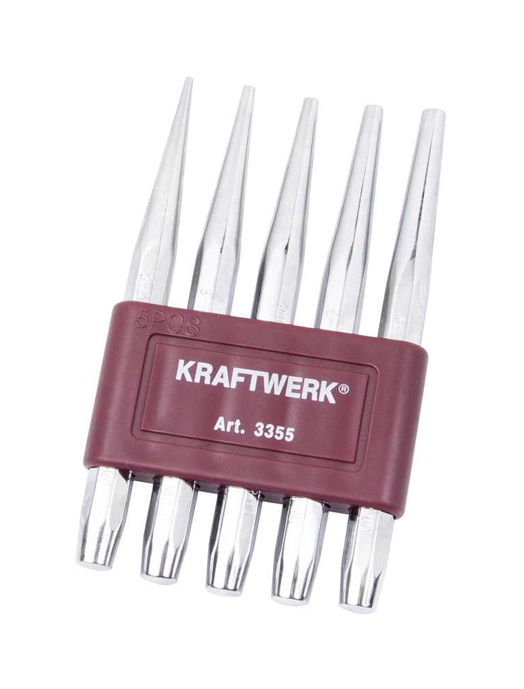 ZESTAW PRZEBIJAKÓW STOŻKOWYCH (5) /KRAFTWERK/ ZESTAW PRZEBIJAKÓW STOŻKOWYCH (5) /KRAFTWERK/