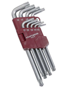 ZESTAW KLUCZY TORX Z KULKĄ T10-T50 (9) /KRAFTWERK/