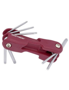 ZESTAW KLUCZY TRZPIENIOWYCH TORX SKŁADANY T9-T40