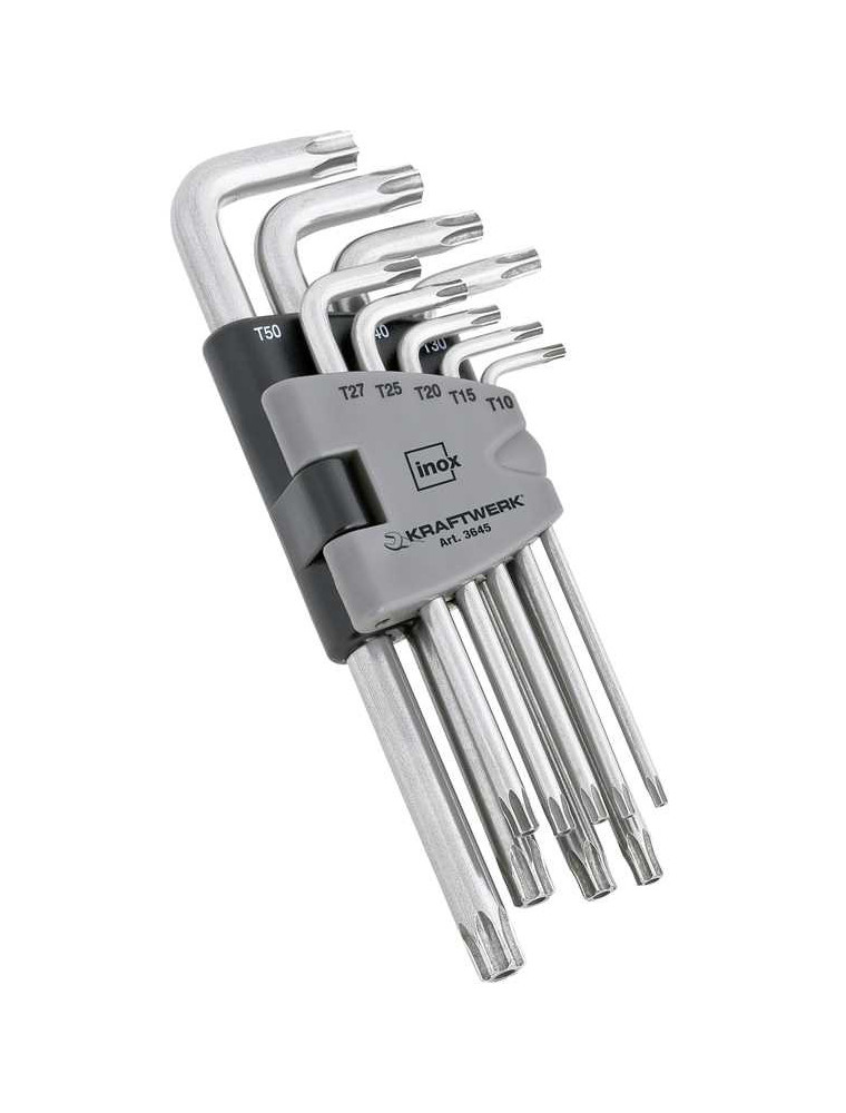 ZESTAW KLUCZY TORX INOX TX10-TX50 (9) ZESTAW KLUCZY TORX INOX TX10-TX50 (9)