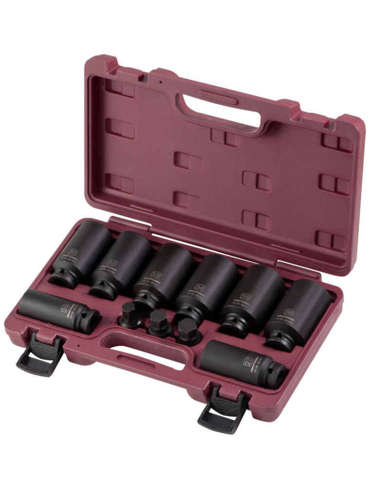 ZESTAW NASADEK MASZYNOWYCH 1/2" 24-36MM 11EL. ZESTAW NASADEK MASZYNOWYCH 1/2" 24-36MM 11EL.