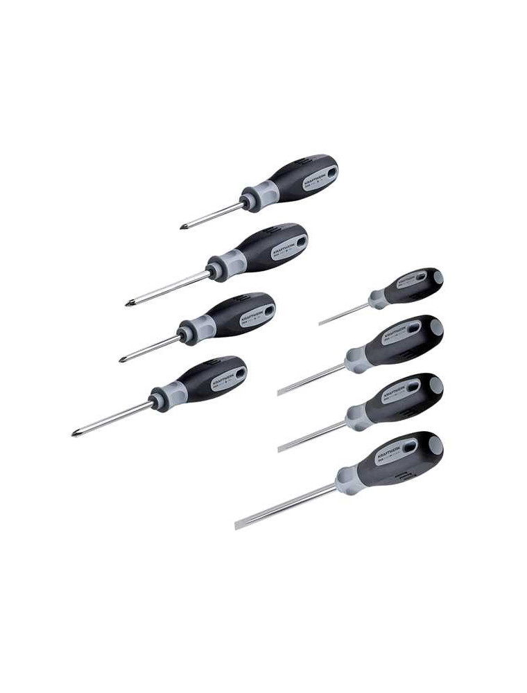 ZESTAW WKRĘTAKÓW PŁ+PH+PZ INOX (8) /KRAFTWERK/ ZESTAW WKRĘTAKÓW PŁ+PH+PZ INOX (8) /KRAFTWERK/