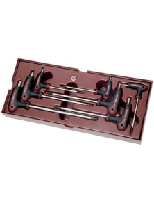 ZESTAW KLUCZY "T" TORX T10-T10 COMPLETO (7)