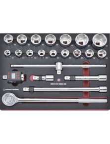 ZESTAW NASADEK 3/4" + MIERNIK 4081-341 EVA3 (22)
