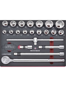 ZESTAW NASADEK 3/4" EVA3 (21)