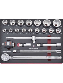 ZESTAW NASADEK 3/4" + MIERNIK 4081-34 EVA3 (22)