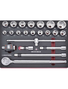 ZESTAW NASADEK 3/4" + MIERNIK 4081-341 EVA3 (22)