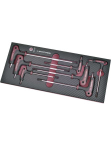 WKŁADKA EVA3 Z KLUCZAMI TYPU "T" TORX T10-T40 (7)