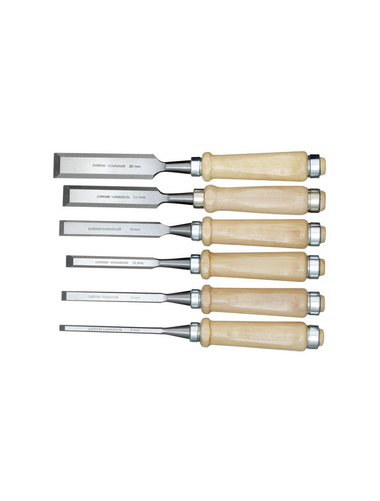 ZESTAW DŁUT STOLARSKICH DIN 5139 6-26MM (6) /WGB/ ZESTAW DŁUT STOLARSKICH DIN 5139 6-26MM (6) /WGB/