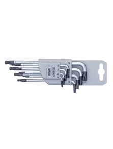 ZESTAW KLUCZY TRZPIENIOWYCH TORX Z KULKĄ T9-T40