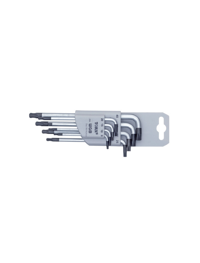 ZESTAW KLUCZY TRZPIENIOWYCH TORX Z KULKĄ T9-T40 ZESTAW KLUCZY TRZPIENIOWYCH TORX Z KULKĄ T9-T40
