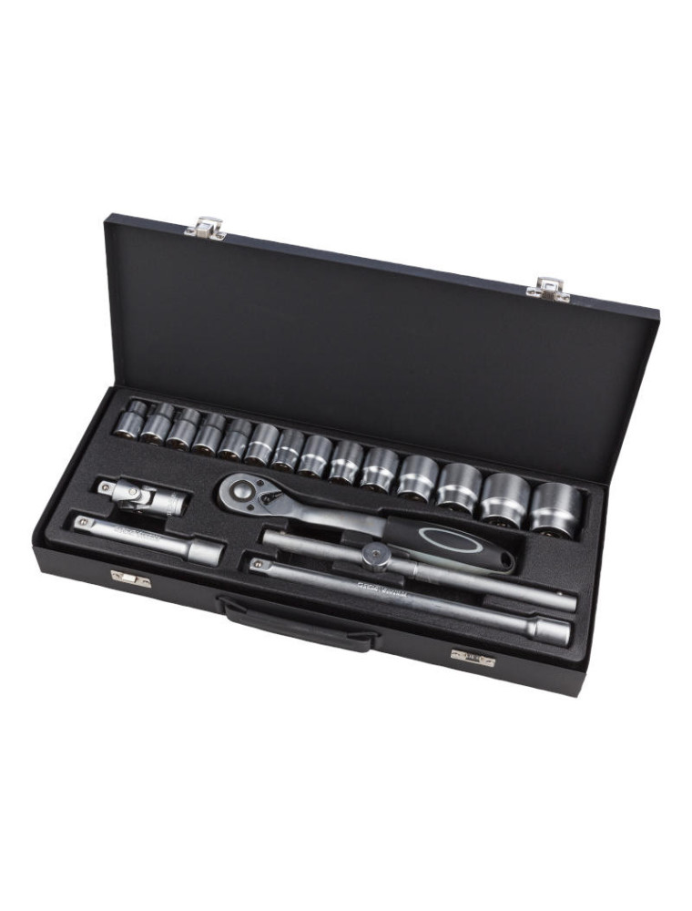 ZESTAW KLUCZY NASADOWYCH 1/2" BASIC+ (19) /WGB/ ZESTAW KLUCZY NASADOWYCH 1/2" BASIC+ (19) /WGB/