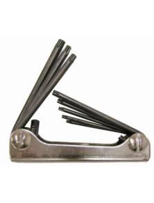ZESTAW KLUCZY TORX Z OTWOREM TX9-TX40 (8) /WGB/