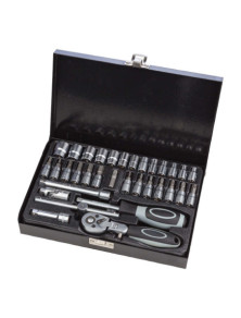 ZESTAW KLUCZY NASADOWYCH 1/4" (33) BASIC + /WGB/