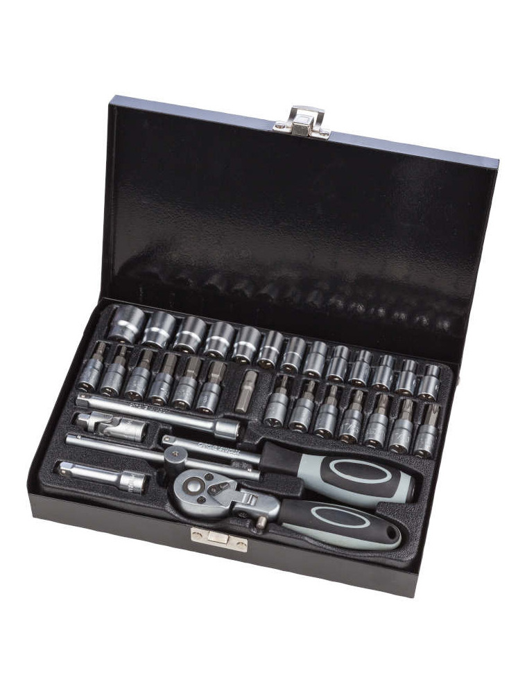 ZESTAW KLUCZY NASADOWYCH 1/4" (33) BASIC + /WGB/ ZESTAW KLUCZY NASADOWYCH 1/4" (33) BASIC + /WGB/