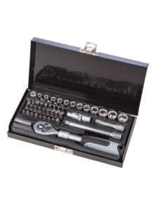 ZESTAW KLUCZY NASADOWYCH 1/4" BASIC+ (45) /WGB/