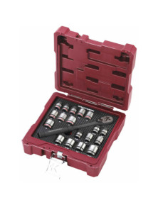 ZESTAW NASADEK 3/8" METRYCZNYCH I CALOWYCH (19)
