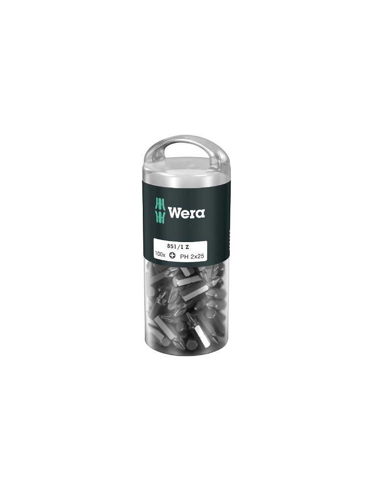 851/1 Z BIT 1/4" PH2X25 (100) /WERA/ 851/1 Z BIT 1/4" PH2X25 (100) /WERA/