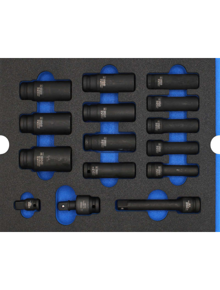 ZESTAW NASADEK 1/2" MASZYNOWYCH DŁUGICH (15) /WGB/ ZESTAW NASADEK 1/2" MASZYNOWYCH DŁUGICH (15) /WGB/