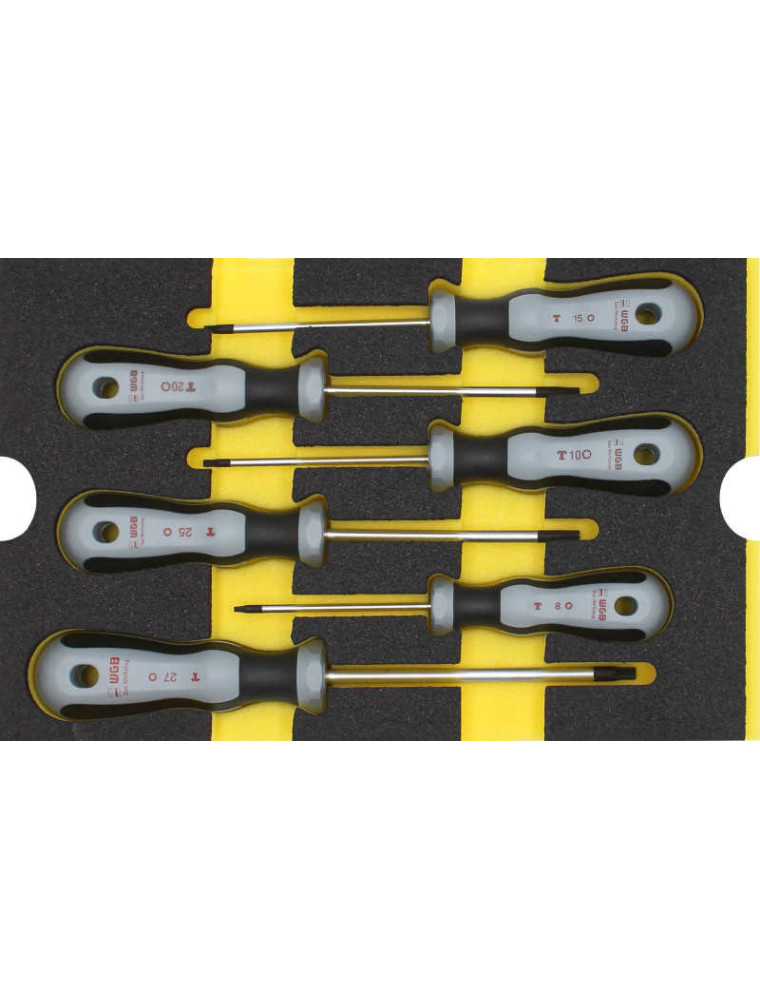 ZESTAW WKRĘTAKÓW TORX T8-T27 (6) /WGB/ ZESTAW WKRĘTAKÓW TORX T8-T27 (6) /WGB/