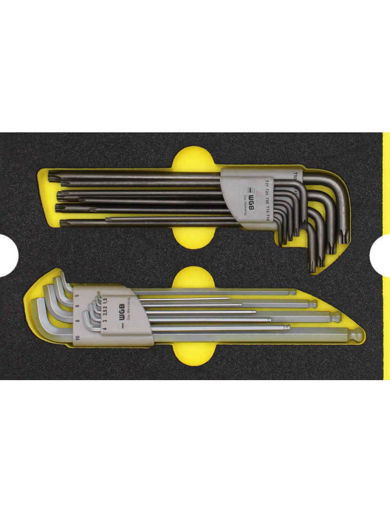 ZESTAW KLUCZY TRZPIENIOWYCH HEX/TORX (2) /WGB/ ZESTAW KLUCZY TRZPIENIOWYCH HEX/TORX (2) /WGB/