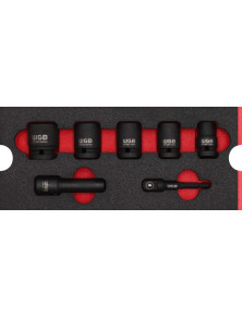 ZESTAW NASADEK MASZYNOWYCH 1/2" (7) /WGB/