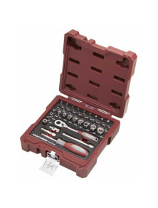 ZESTAW KLUCZY NASADOWYCH CALOWYCH 1/4" 35-CZĘŚCI