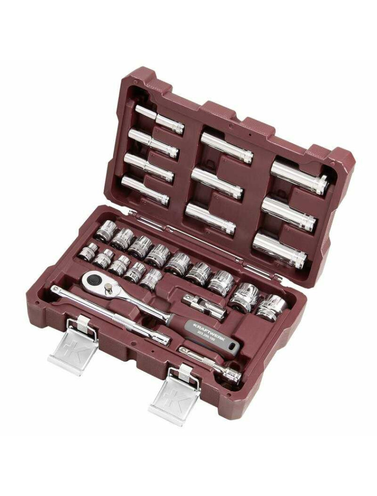 ZESTAW KLUCZY NASADOWYCH 3/8" 28-CZĘŚCIOWY ZESTAW KLUCZY NASADOWYCH 3/8" 28-CZĘŚCIOWY