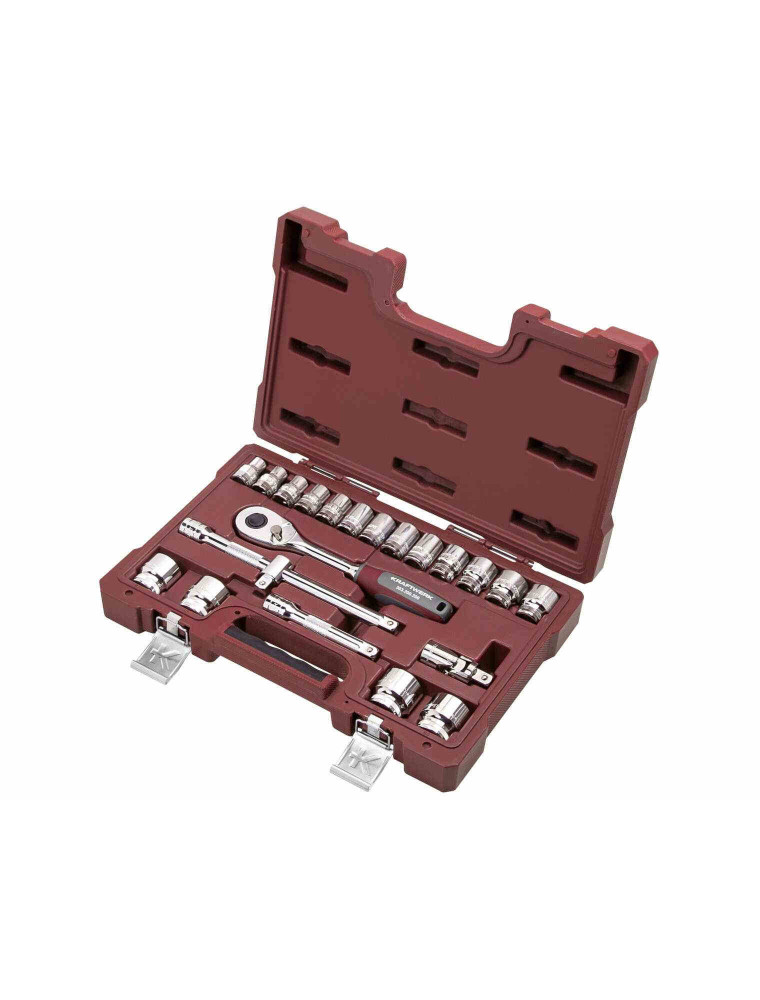 ZESTAW KLUCZY NASADOWYCH 1/2" 22-CZĘŚCIOWY ZESTAW KLUCZY NASADOWYCH 1/2" 22-CZĘŚCIOWY