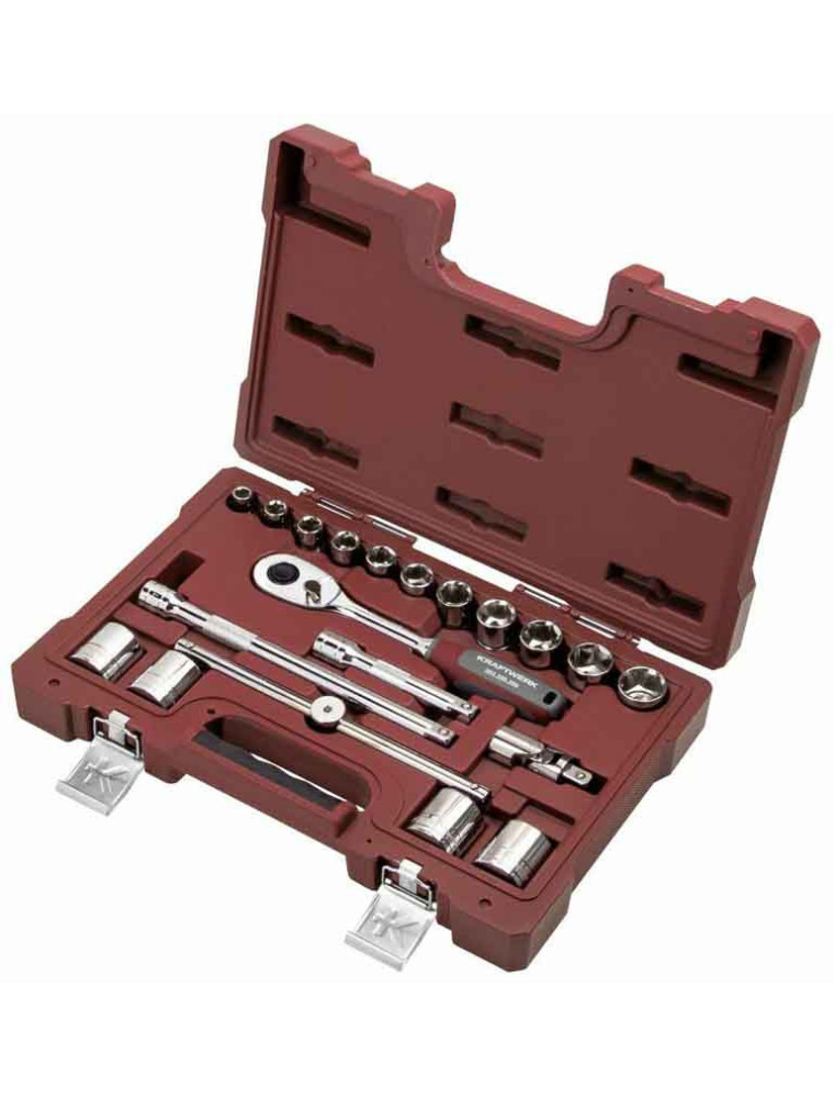 ZESTAW KLUCZY NASADOWYCH CALOWYCH 1/2", 20 CZĘŚCI ZESTAW KLUCZY NASADOWYCH CALOWYCH 1/2", 20 CZĘŚCI