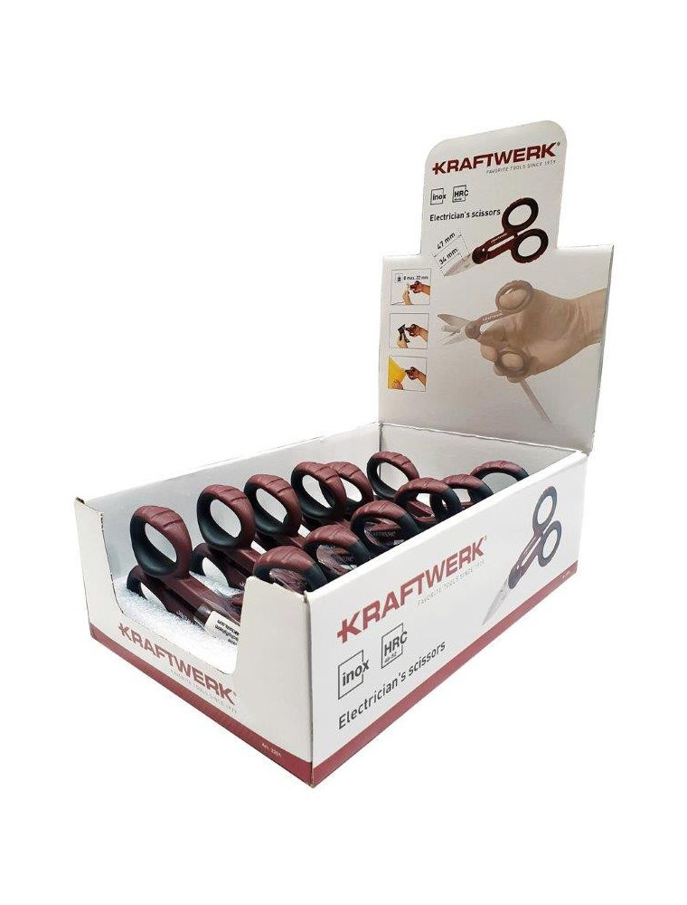 NOŻYCZKI DLA ELEKTRYKA 142MM / DISPLAY 12SZT NOŻYCZKI DLA ELEKTRYKA 142MM / DISPLAY 12SZT